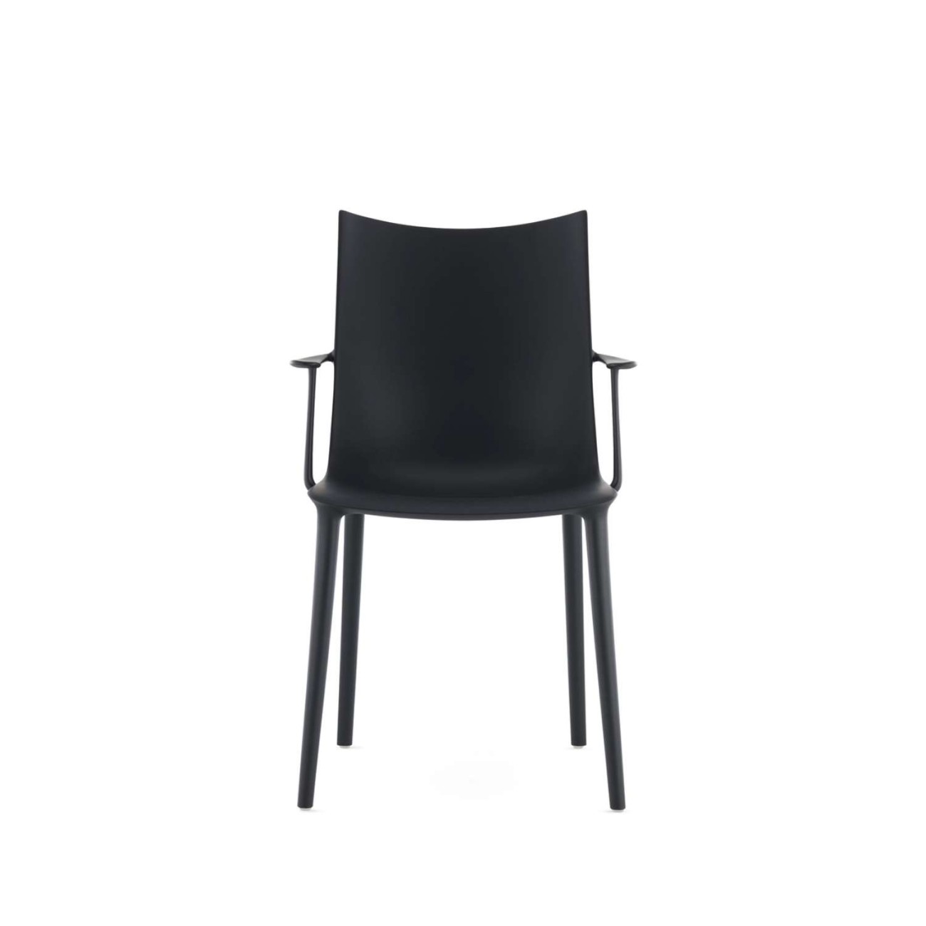 Kartell Καρέκλα Soft Touch Black σειρά H.H.H. Καρέκλες