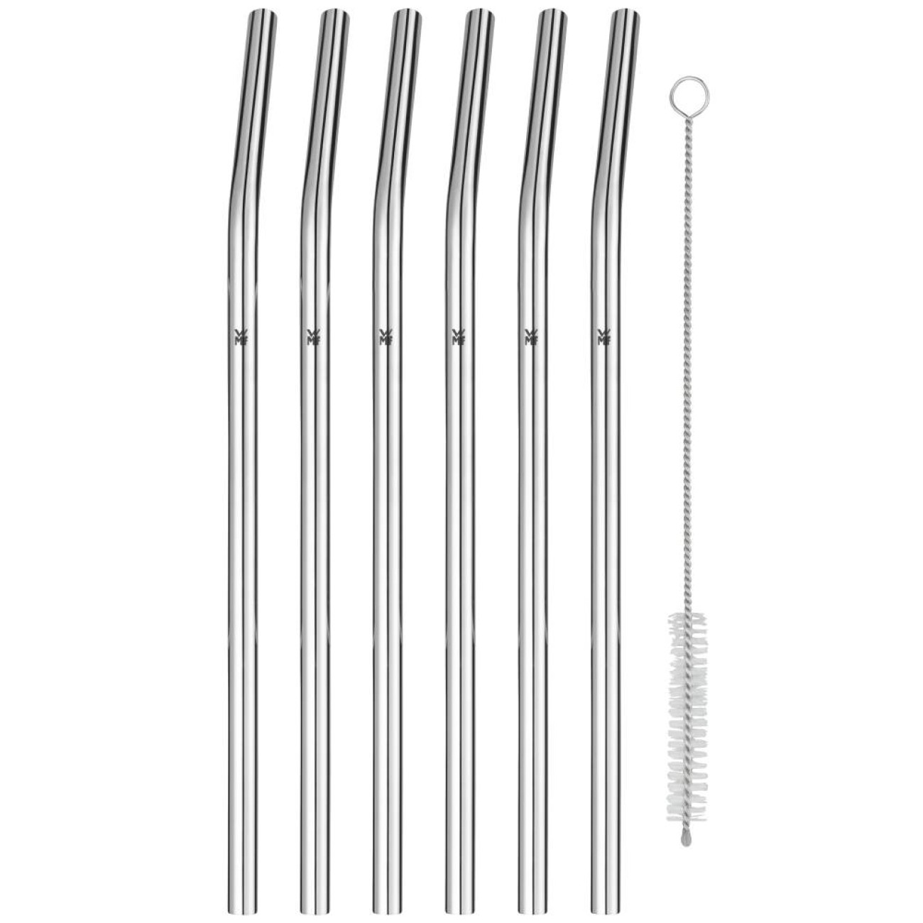 WMF Σετ 6 τεμ. καλαμάκια st.steel 24 εκ. με βούρτσα Ποτό/ Bar