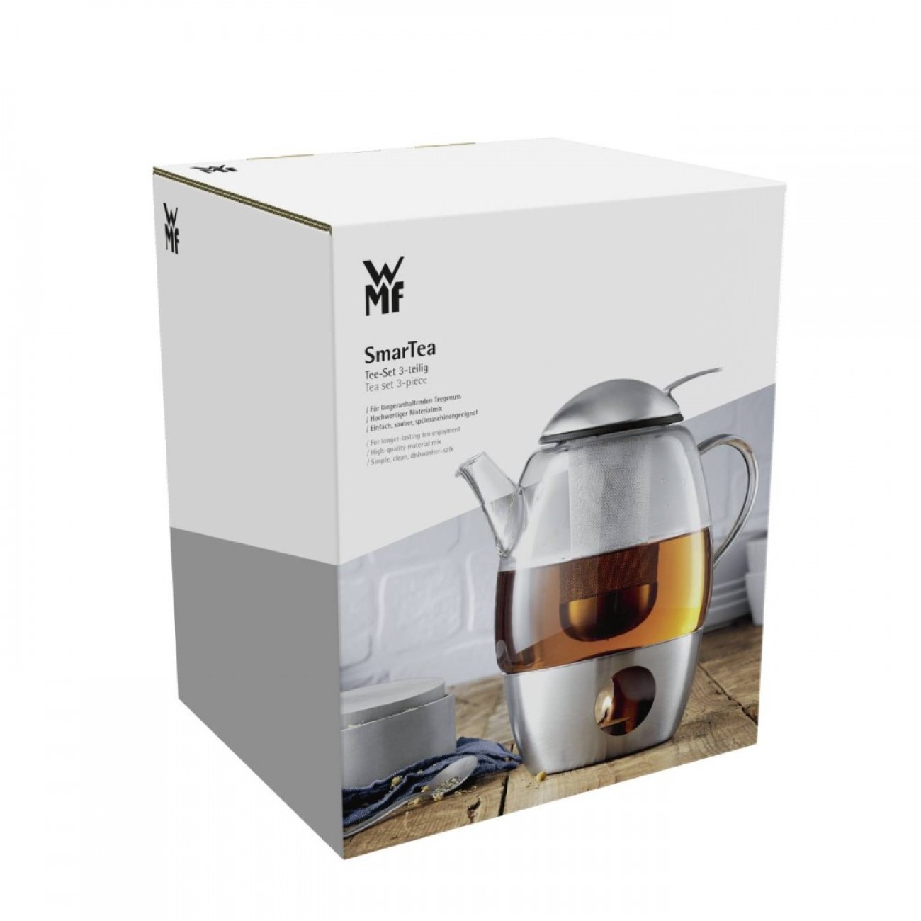 WMF Τσαγιέρα με φίλτρο και ρεσώ σειρά Smart Tea Καφές/ Τσάι