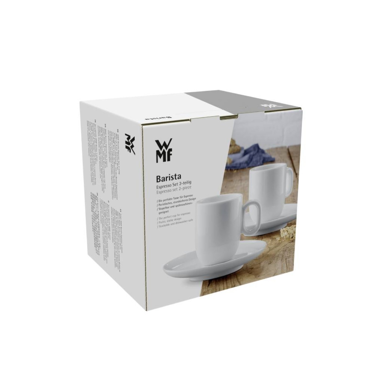 WMF Φλιτζάνι/Πιάτο espresso 60ml, σετ 2 τεμ. σειρά Barista
 Φλυτζάνια με πιάτα