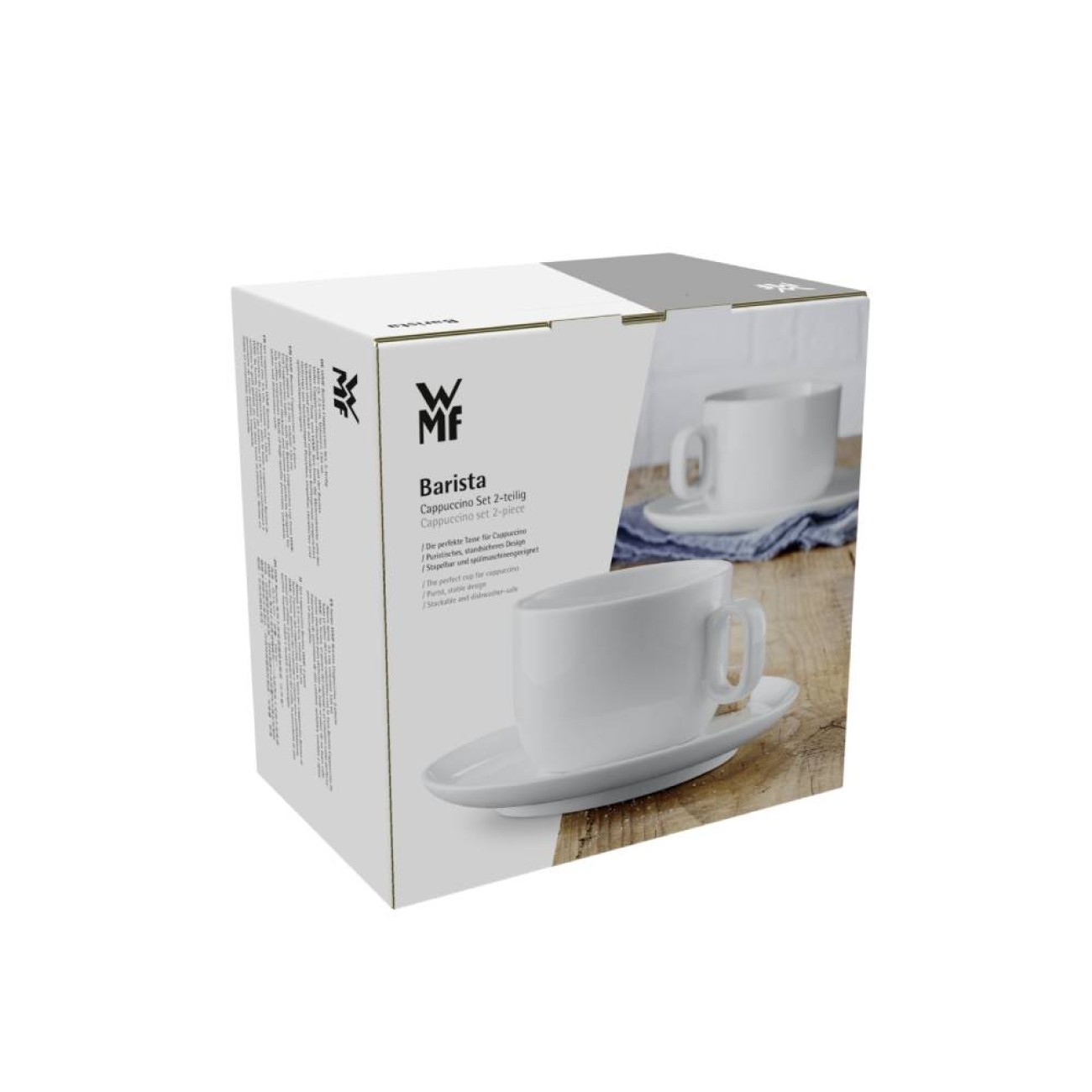 WMF Φλιτζάνι/Πιάτο cappuccino 160ml σετ 2 τεμ. σειρά Barista Φλυτζάνια με πιάτα