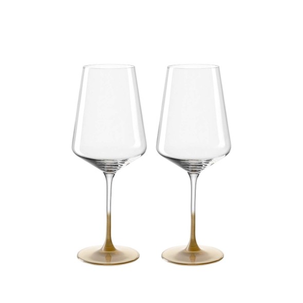 Leonardo Σετ 2 τεμ. ποτήρια κρασιού 560ml gold σειρά Puccini Leonardo Σετ 2 τεμ. ποτήρια κρασιού 560ml gold σειρά Puccini