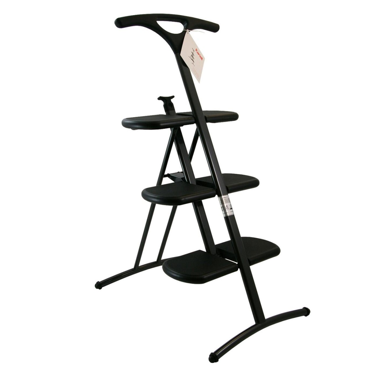Kartell Σκάλα αναδιπλούμενη 3 θέσεων μαύρη σειρά Tiramisu Αξεσουάρ Μπάνιου