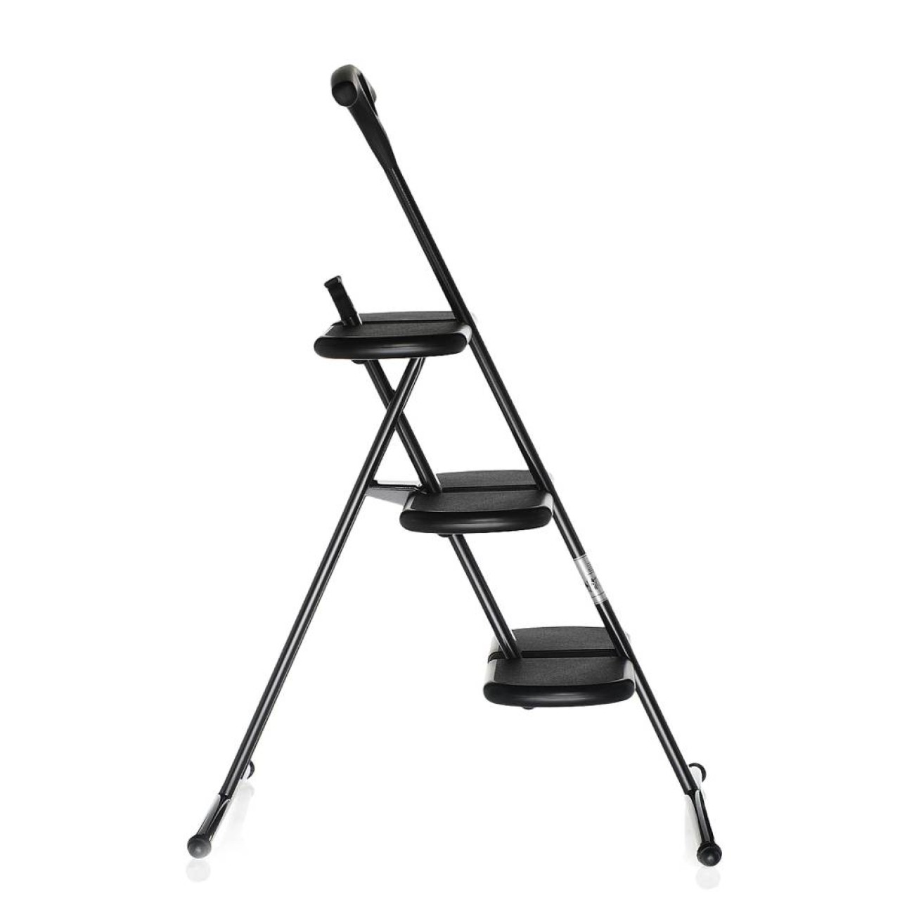Kartell Σκάλα αναδιπλούμενη 3 θέσεων μαύρη σειρά Tiramisu Αξεσουάρ Μπάνιου