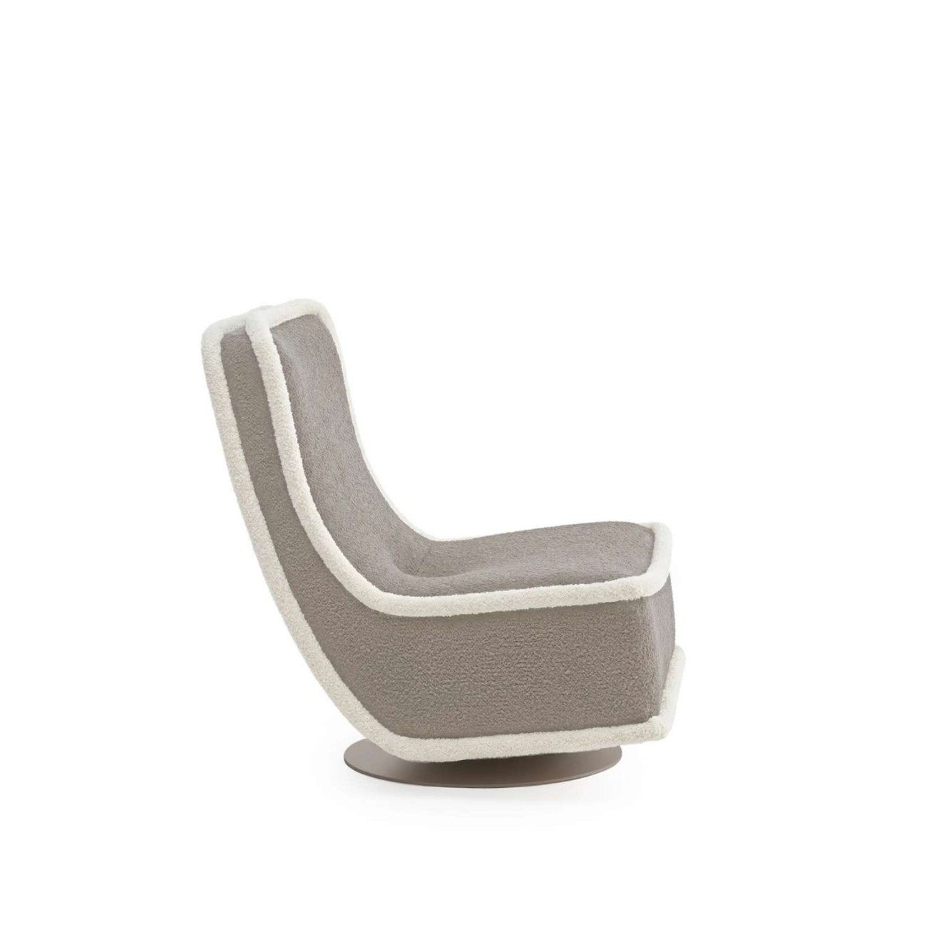 Kartell Πολυθρόνα Greige/white σειρά Bonheur du Jour 