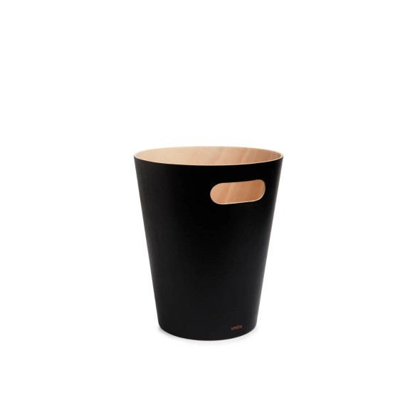 Umbra Κάδος απορριμάτων 28x23cm μαύρο σειρά Woodrow Umbra Κάδος απορριμάτων 28x23cm μαύρο σειρά Woodrow