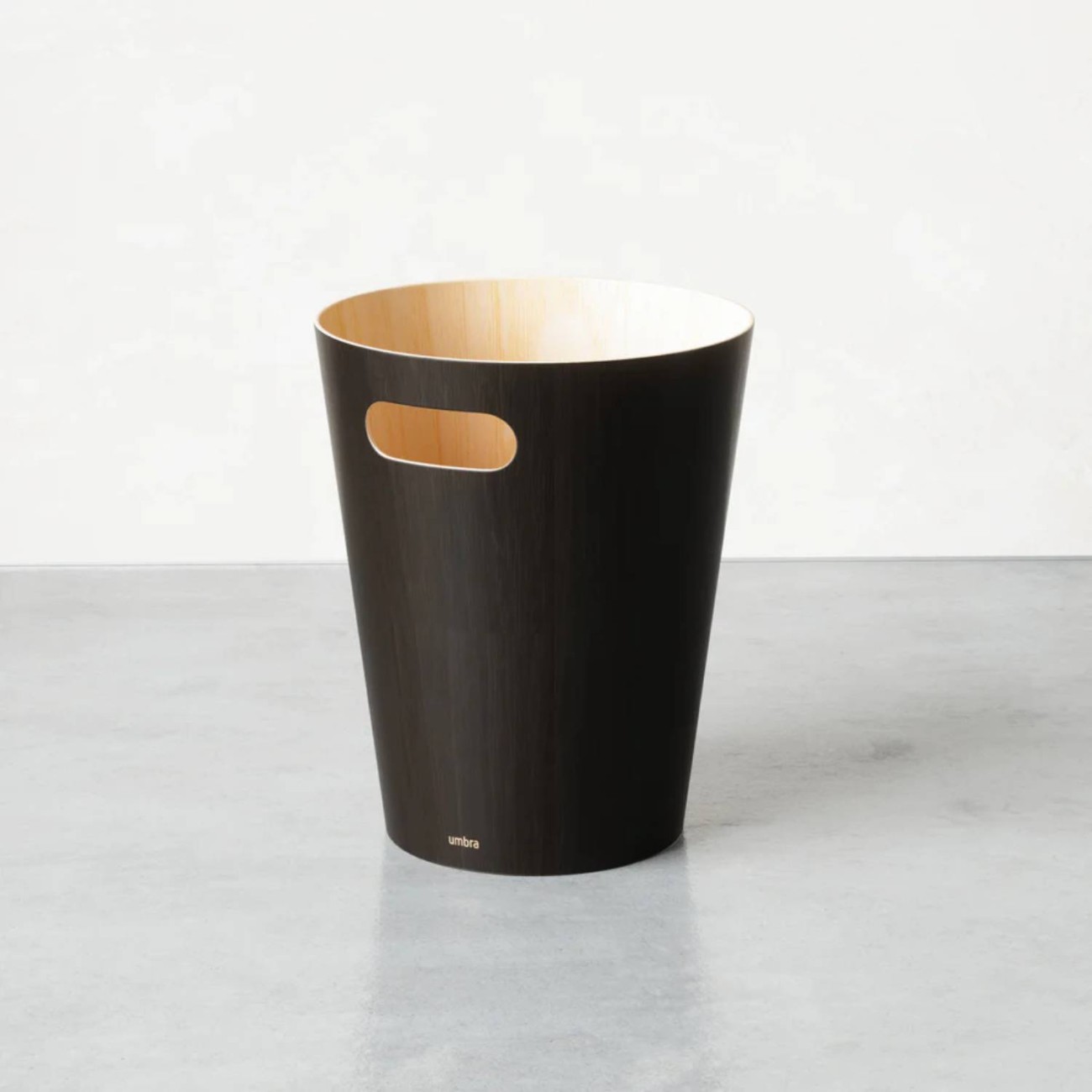 Umbra Κάδος απορριμάτων 28x23cm μαύρο σειρά Woodrow Κάδοι Απορριμμάτων 