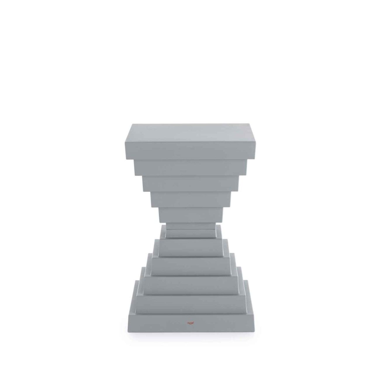 Kartell Σκαμπώ/τραπεζάκι grey σειρά Ohoh Σκαμπό