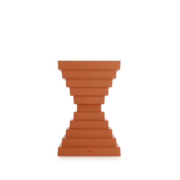 Kartell Σκαμπώ/τραπεζάκι brick red σειρά Ohoh