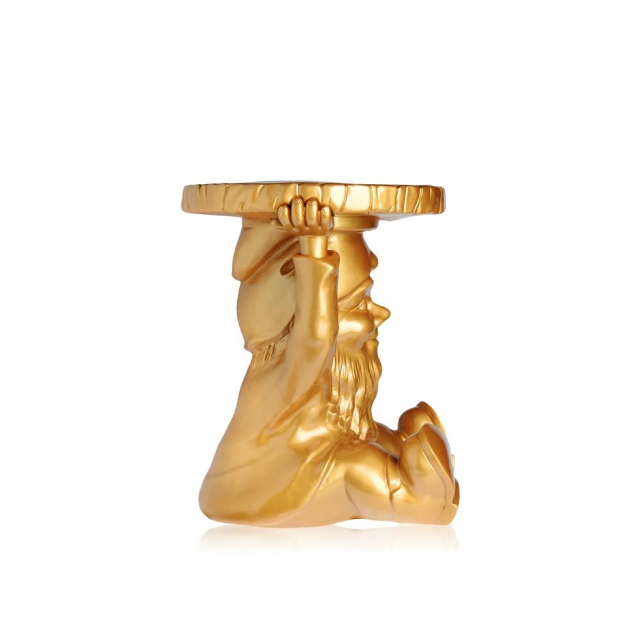 Kartell Σκαμπώ/τραπεζάκι gold σειρά Attila Σκαμπό