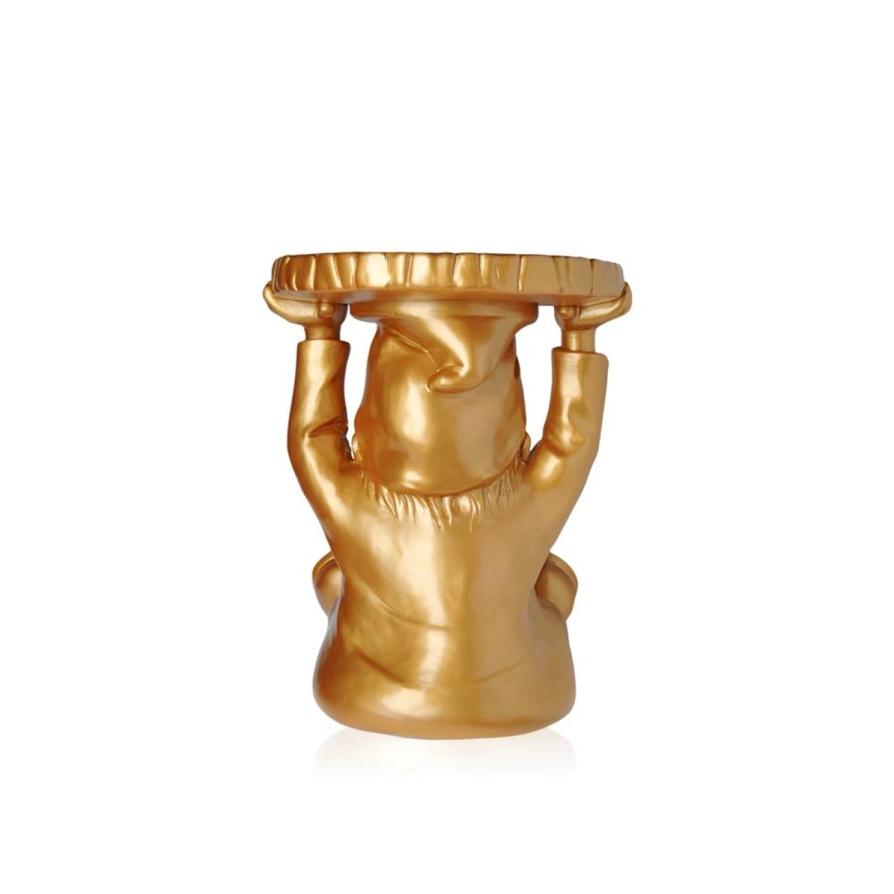 Kartell Σκαμπώ/τραπεζάκι gold σειρά Attila Σκαμπό