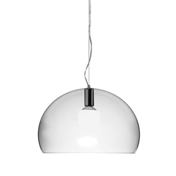 Kartell Φωτιστικό οροφής διάφανο διάμετρο 52εκ. σειρά FL/Y