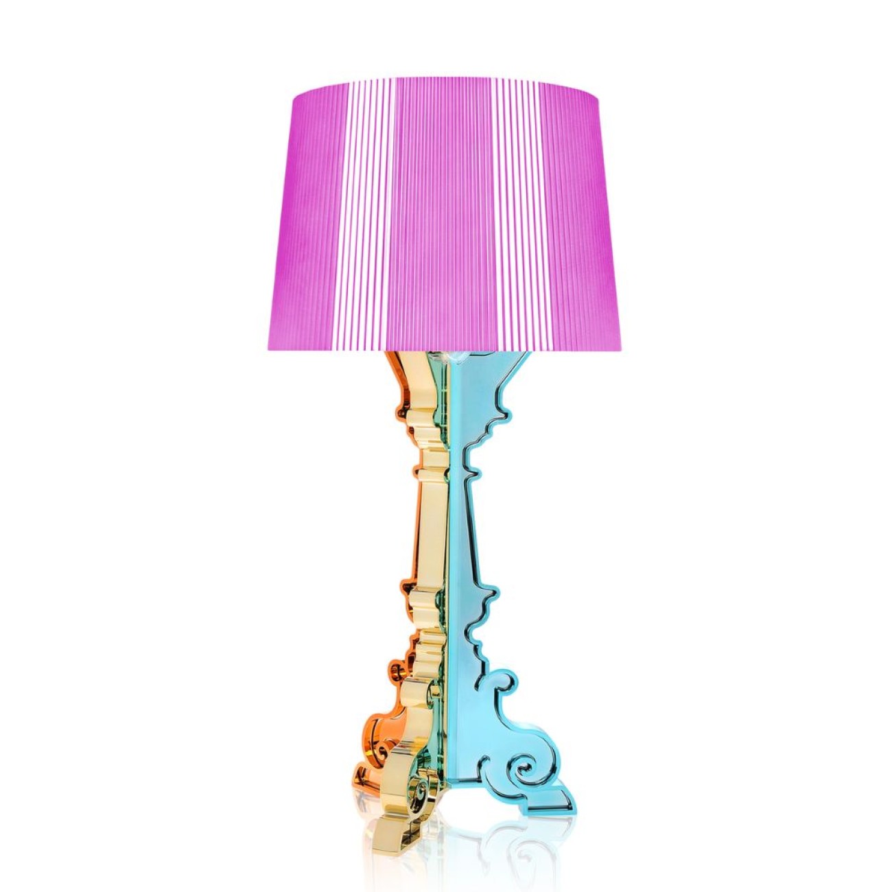 Kartell Λάμπα multicolored fuchsia με dimmer σειρά Bourgie Επιτραπέζια