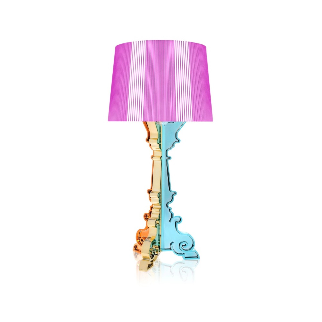 Kartell Λάμπα multicolored fuchsia με dimmer σειρά Bourgie Επιτραπέζια