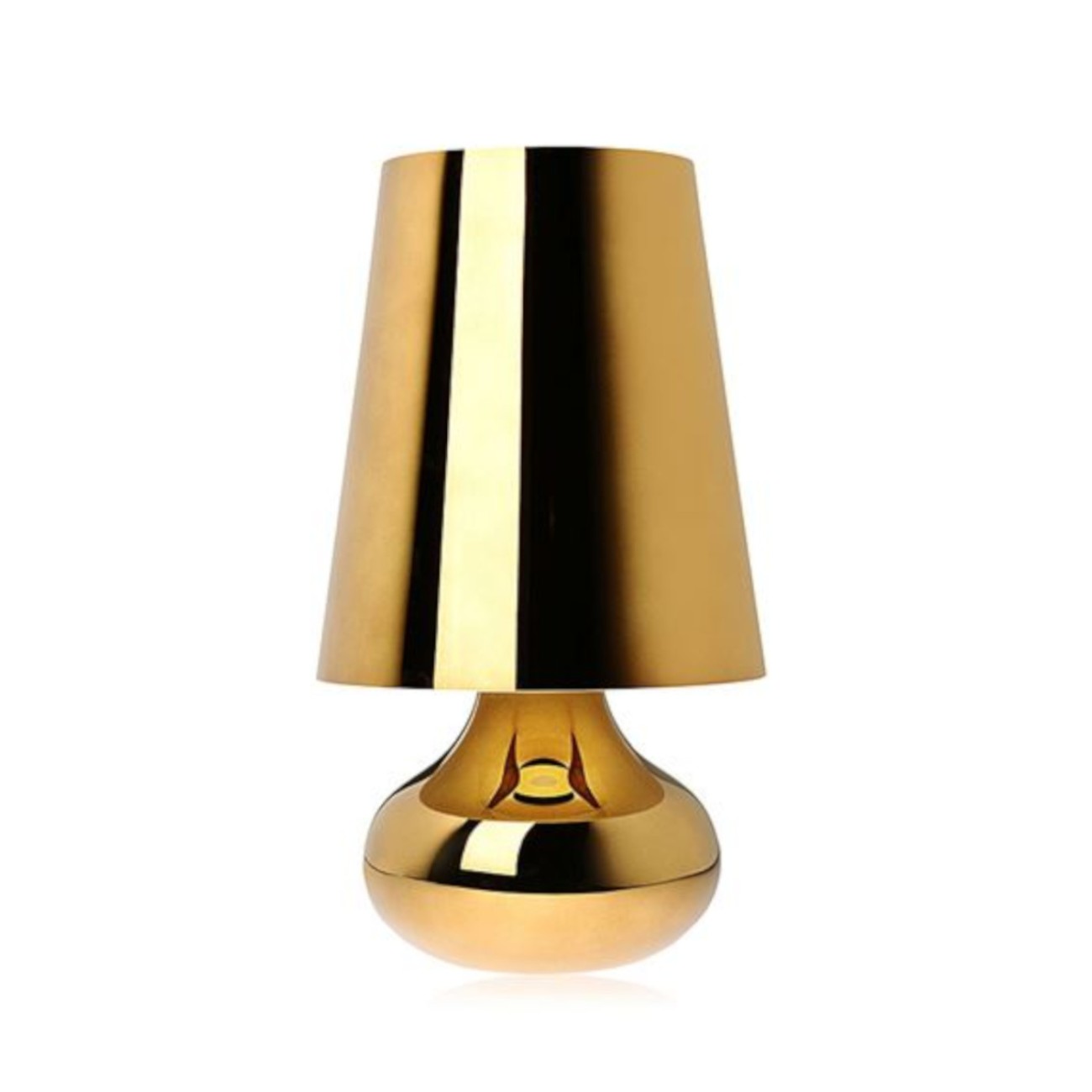 Kartell Λάμπα χρυσή 42cm σειρά Cindy Επιτραπέζια