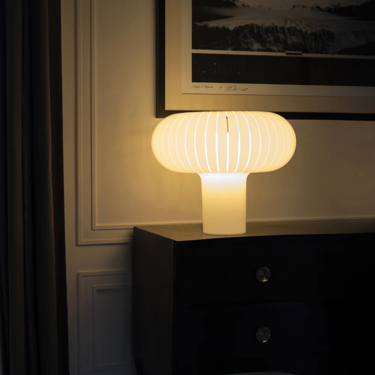 Kartell Λάμπα 43 εκ. λευκή σειρά Teresa Επιτραπέζια/Επαναφορτιζόμενα