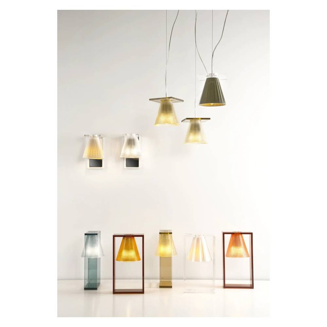 Kartell Φωτιστικό amber 14x14εκ. σειρά Light-Air
 Οροφής