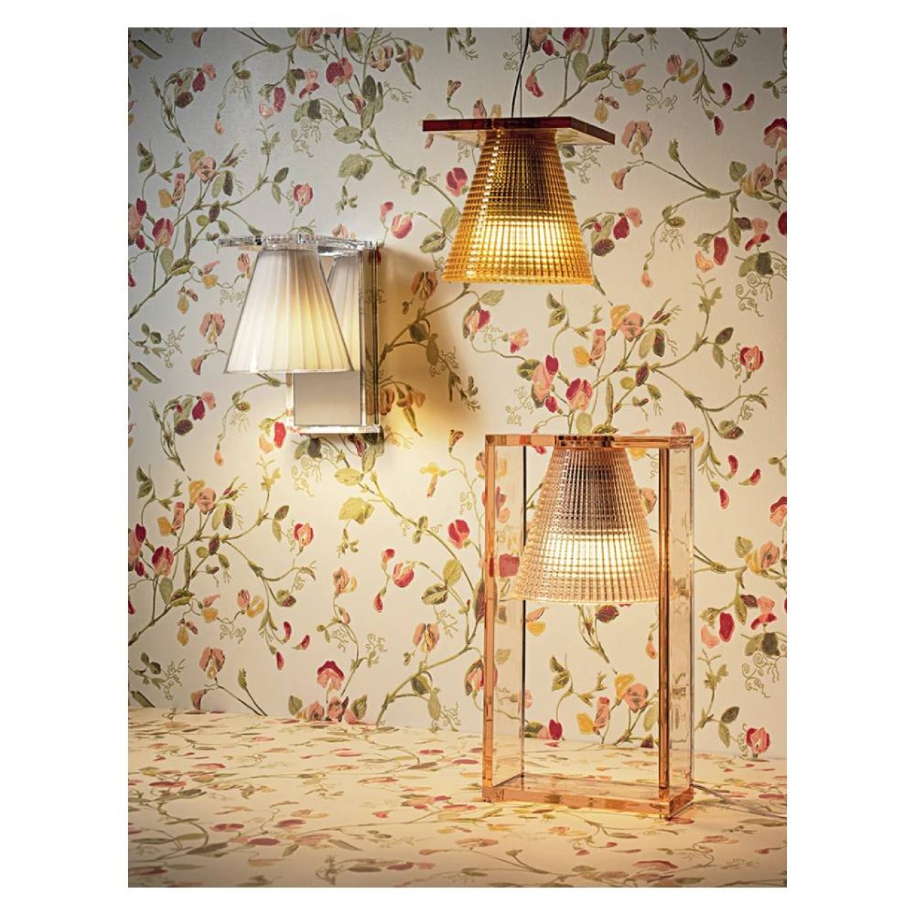 Kartell Φωτιστικό amber 14x14εκ. σειρά Light-Air
 Οροφής