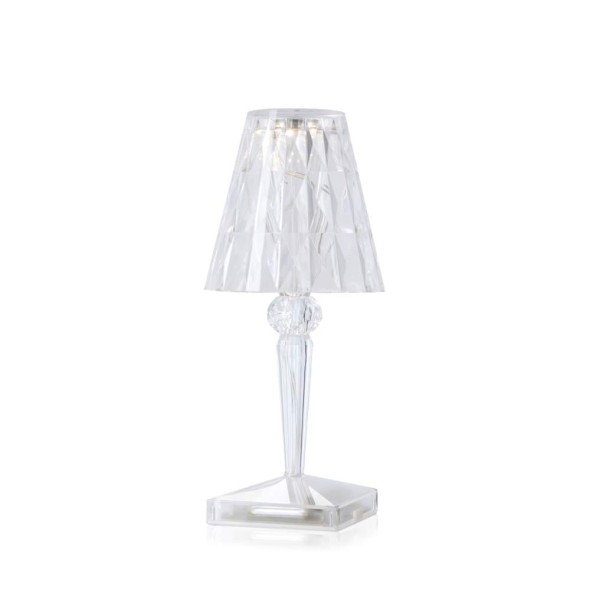 Kartell Λάμπα διάφανη επαναφορτιζόμενη 22cm σειρά Battery Kartell Λάμπα διάφανη επαναφορτιζόμενη 22cm σειρά Battery