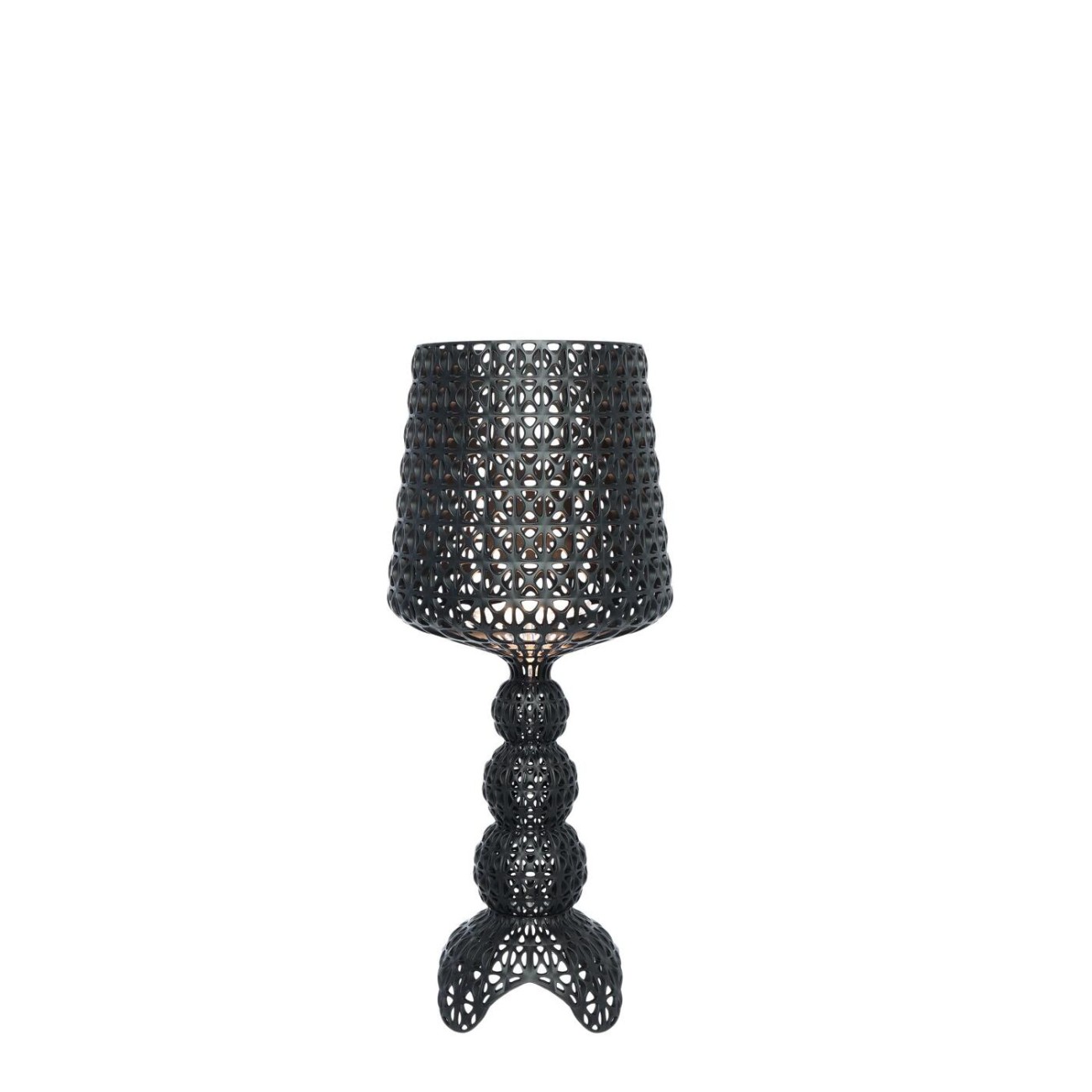 Kartell Λάμπα μαύρη 70εκ. σειρά Mini Kabuki Επιτραπέζια