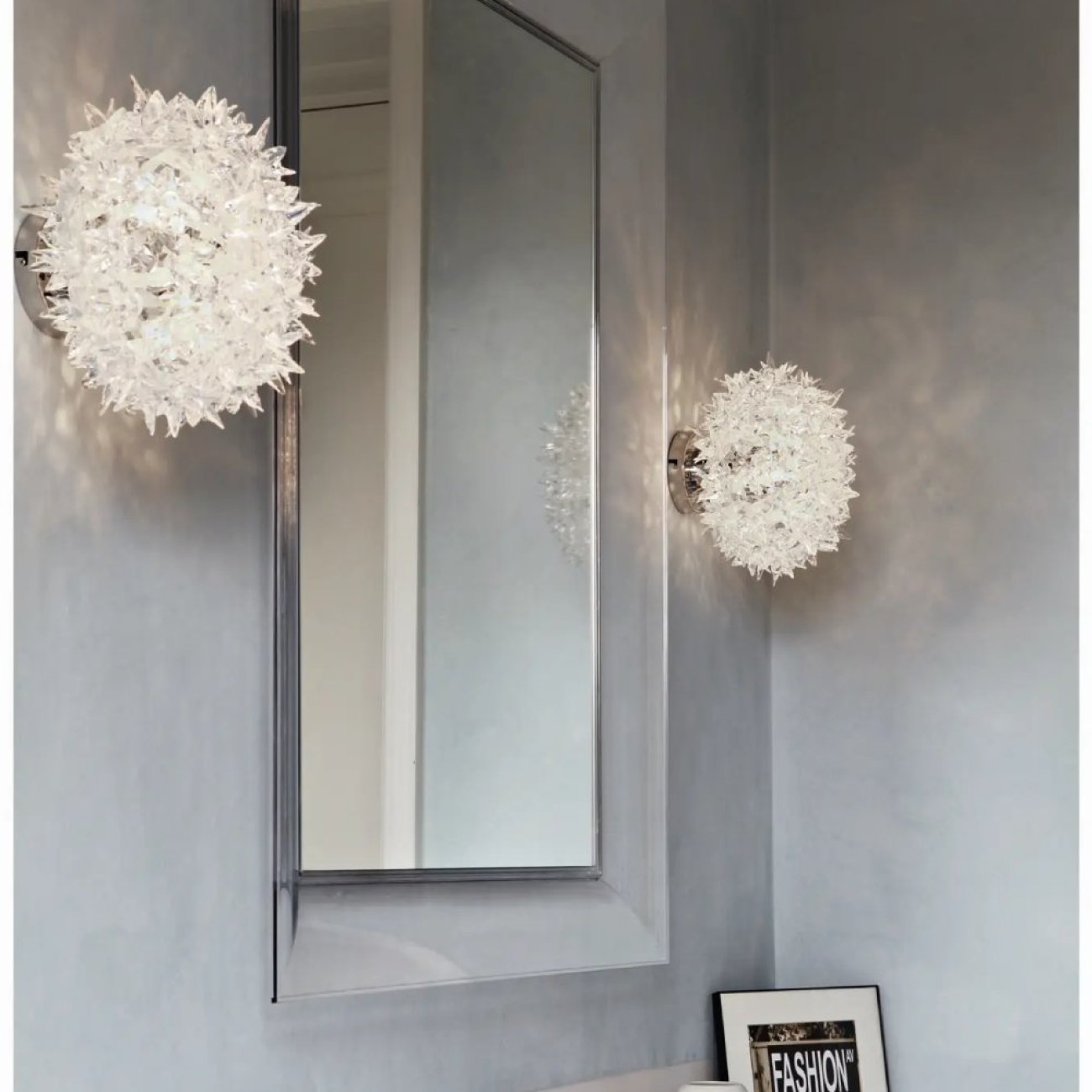 Kartell Απλίκα 28Χ22 εκ. white σειρά Bloom Φωτιστικά