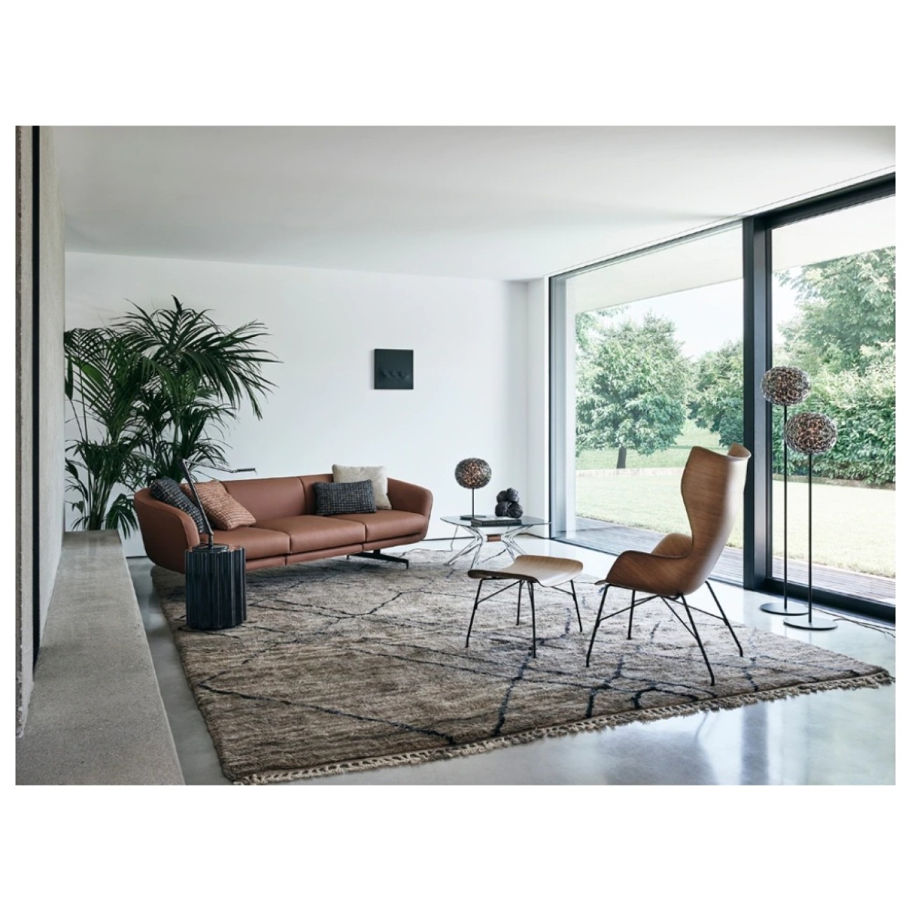 Kartell Φωτιστικό επιδαπέδιο 130 εκ. Smoke σειρά Planet Επιδαπέδια