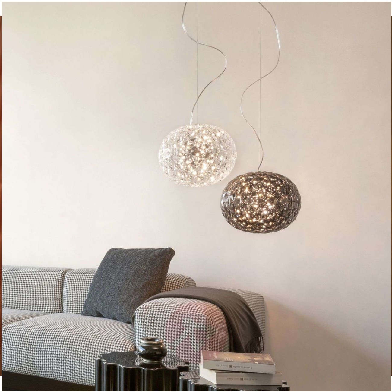 Kartell Φωτιστικό οροφής χρυσό 31x27cm σειρά Planet Οροφής