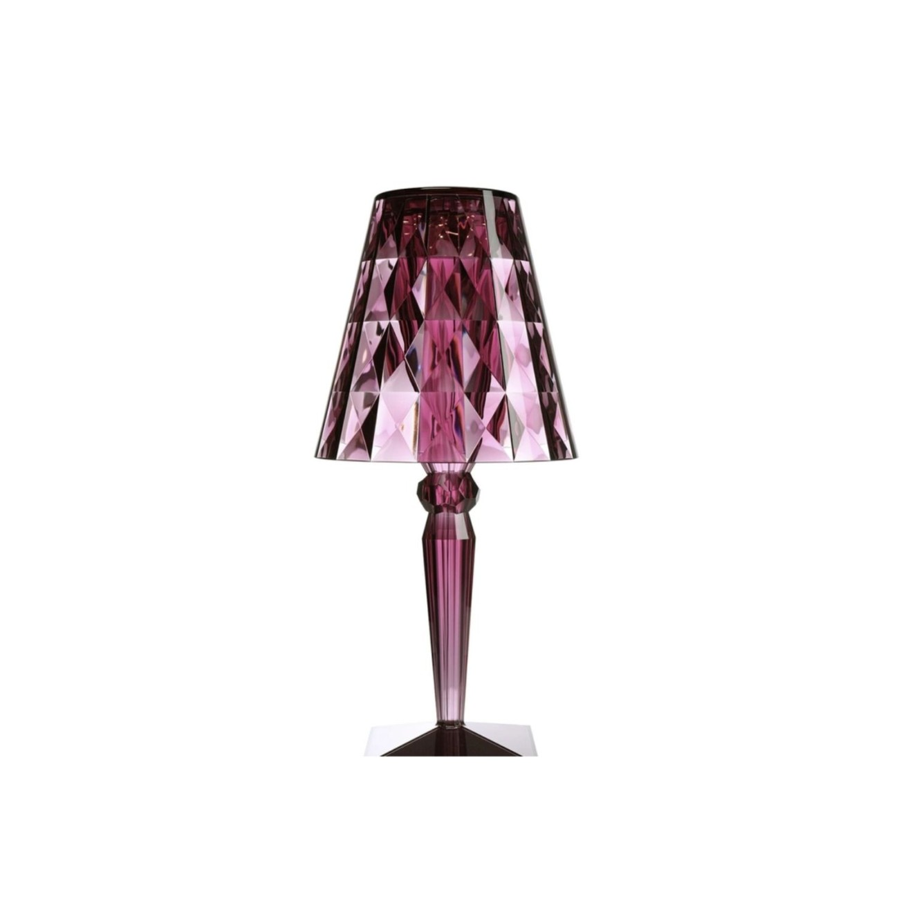 Kartell Λάμπα 17 x 37εκ. Crystal σειρά Big Battery Επιτραπέζια/ Επαναφορτιζόμενα