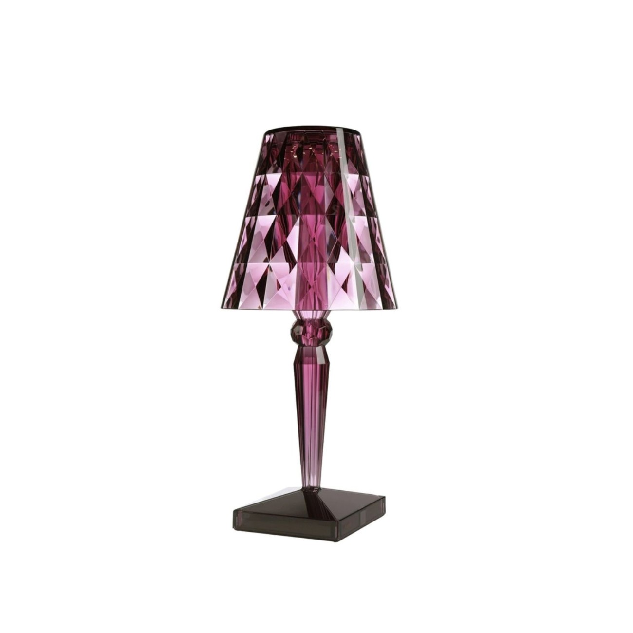 Kartell Λάμπα 17 x 37εκ. Crystal σειρά Big Battery Επιτραπέζια/ Επαναφορτιζόμενα