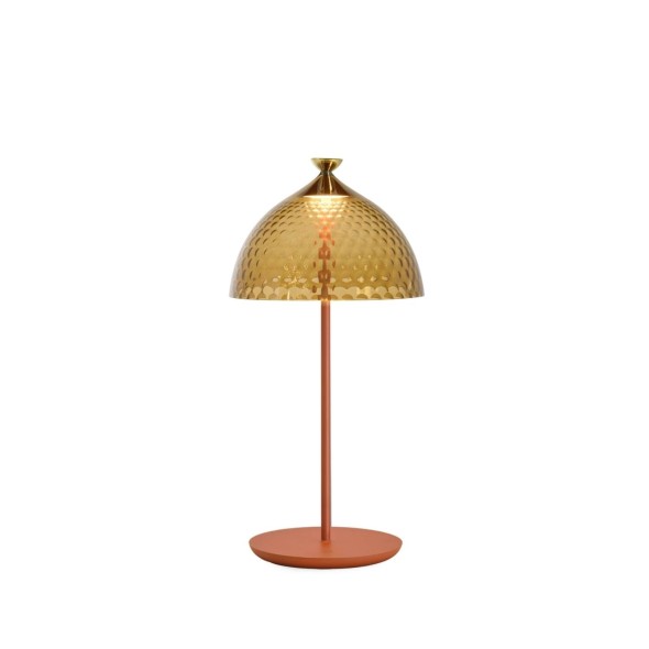 Kartell Λάμπα 20Χ43 εκ sky amber/brick red σειρά Pumo Kartell Λάμπα 20Χ43 εκ sky amber/brick red σειρά Pumo