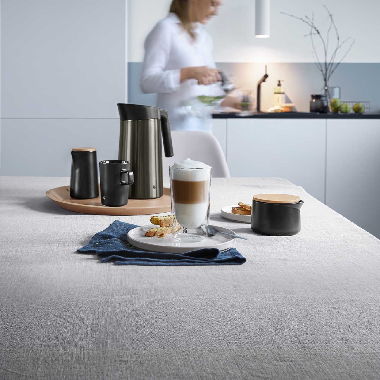 WMF Σετ 2 τεμ. ποτήρια 270ml Latte Macchiato με διπλά τοιχώματα σειρά Kineo Καφές/ Τσάι