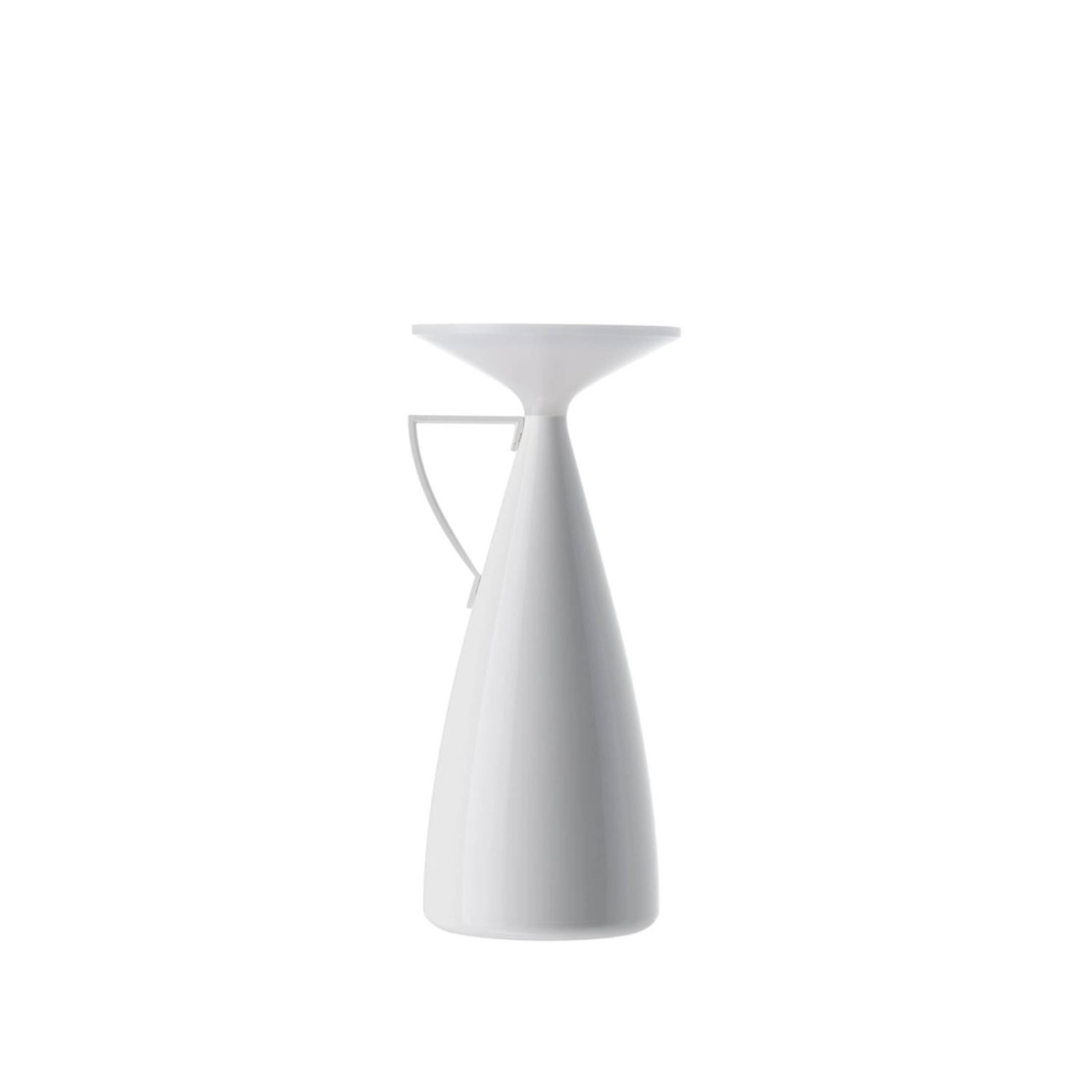 Kartell Λάμπα επαναφορτιζόμενη 23 εκ. Λευκή σειρά Camomille Επιτραπέζια/Επαναφορτιζόμενα