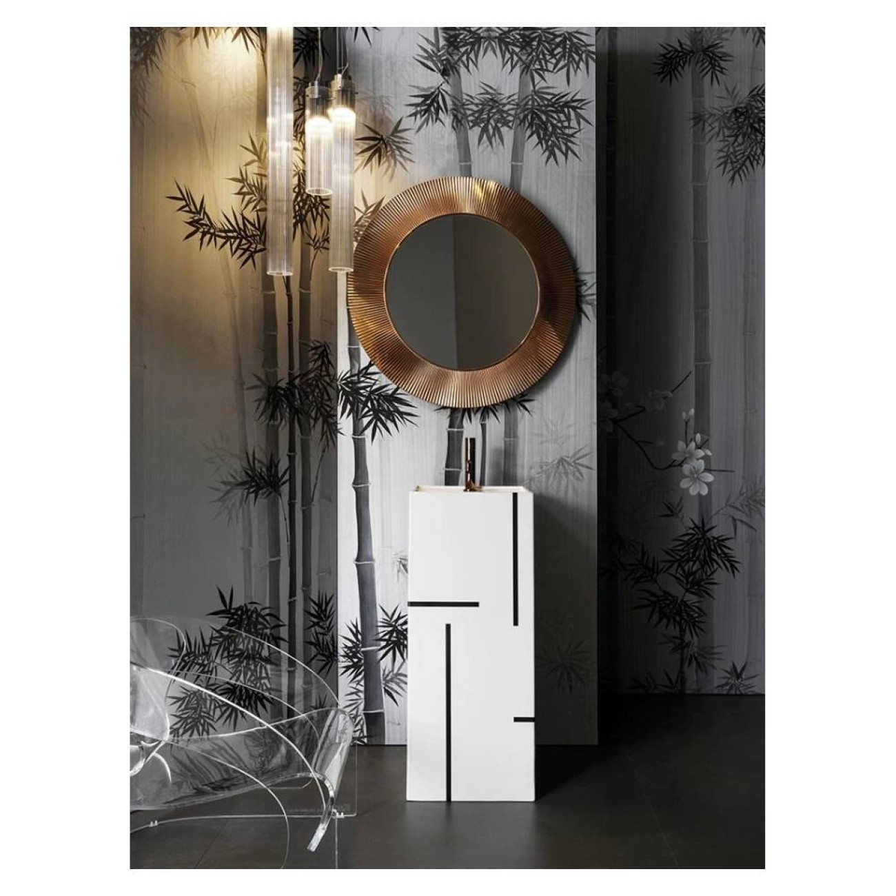 Kartell Καθρέφτης χρυσός 78εκ. σειρά All Saints Καθρέπτες