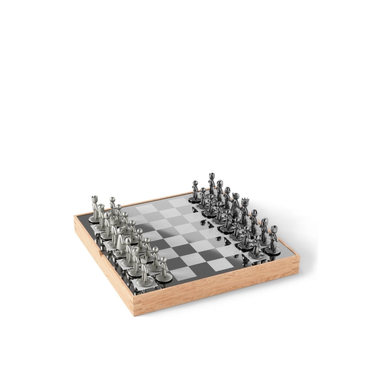 Umbra Σκάκι 36x6cm Φυσικό ξύλο/νίκελ σειρά Buddy Chess New Arrivals