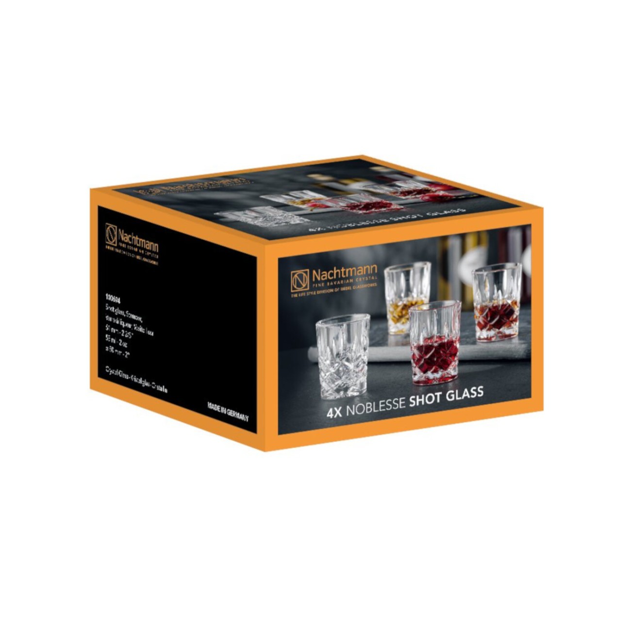 Nachtmann Σετ 4 τεμ. Ποτήρια σφηνάκι 55ml σειρά Noblesse Noblesse by Nachtmann