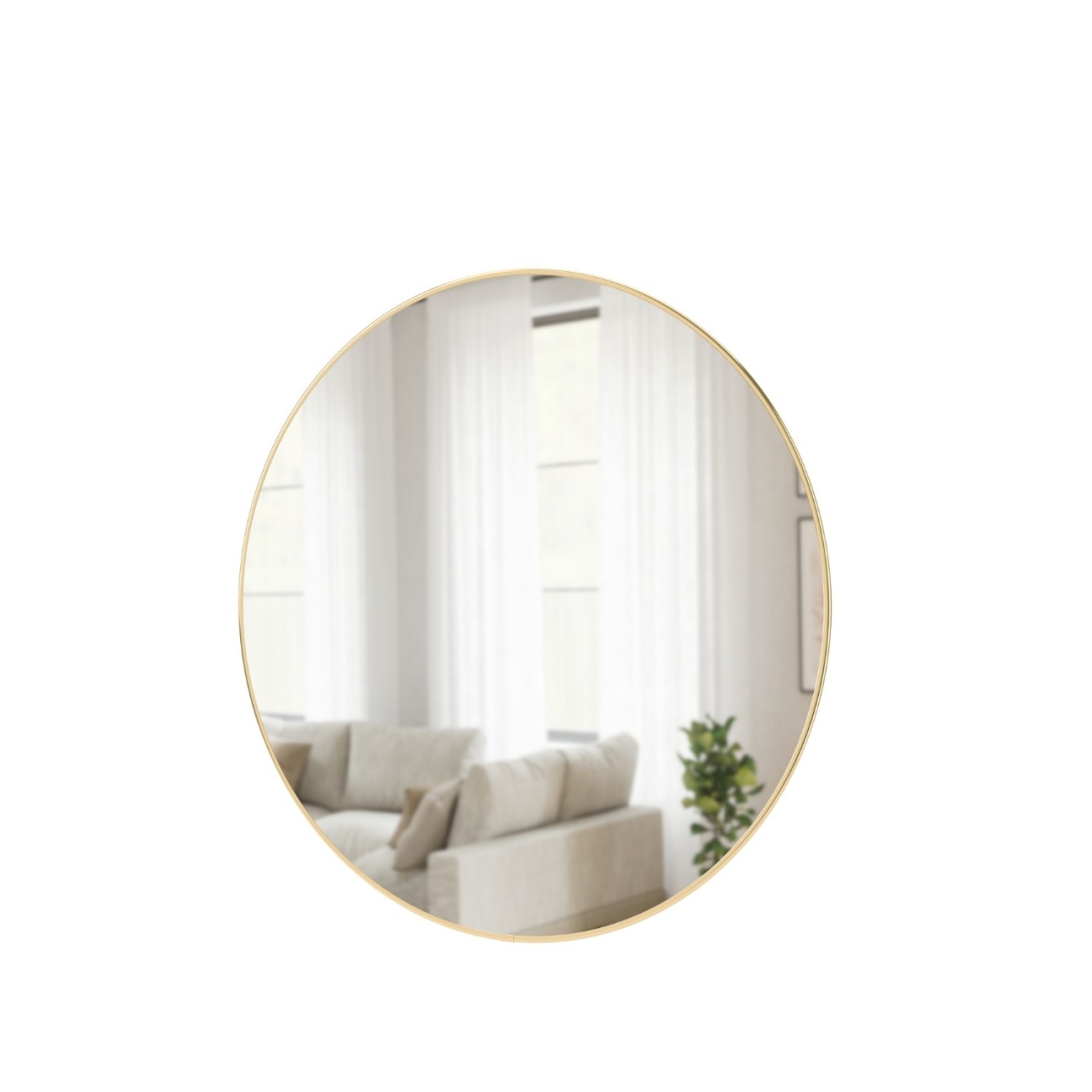 Umbra Καθρέφτης τοίχου 86cm χρυσό σειρά Hubba Καθρέφτες Τοίχου