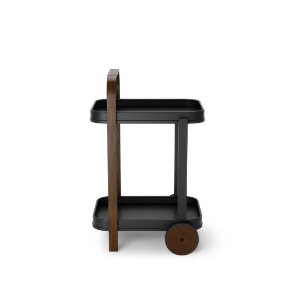 Umbra Τρόλεϊ διπλό 53x43x79cm μαύρο/καρυδί σειρά Bellwood
