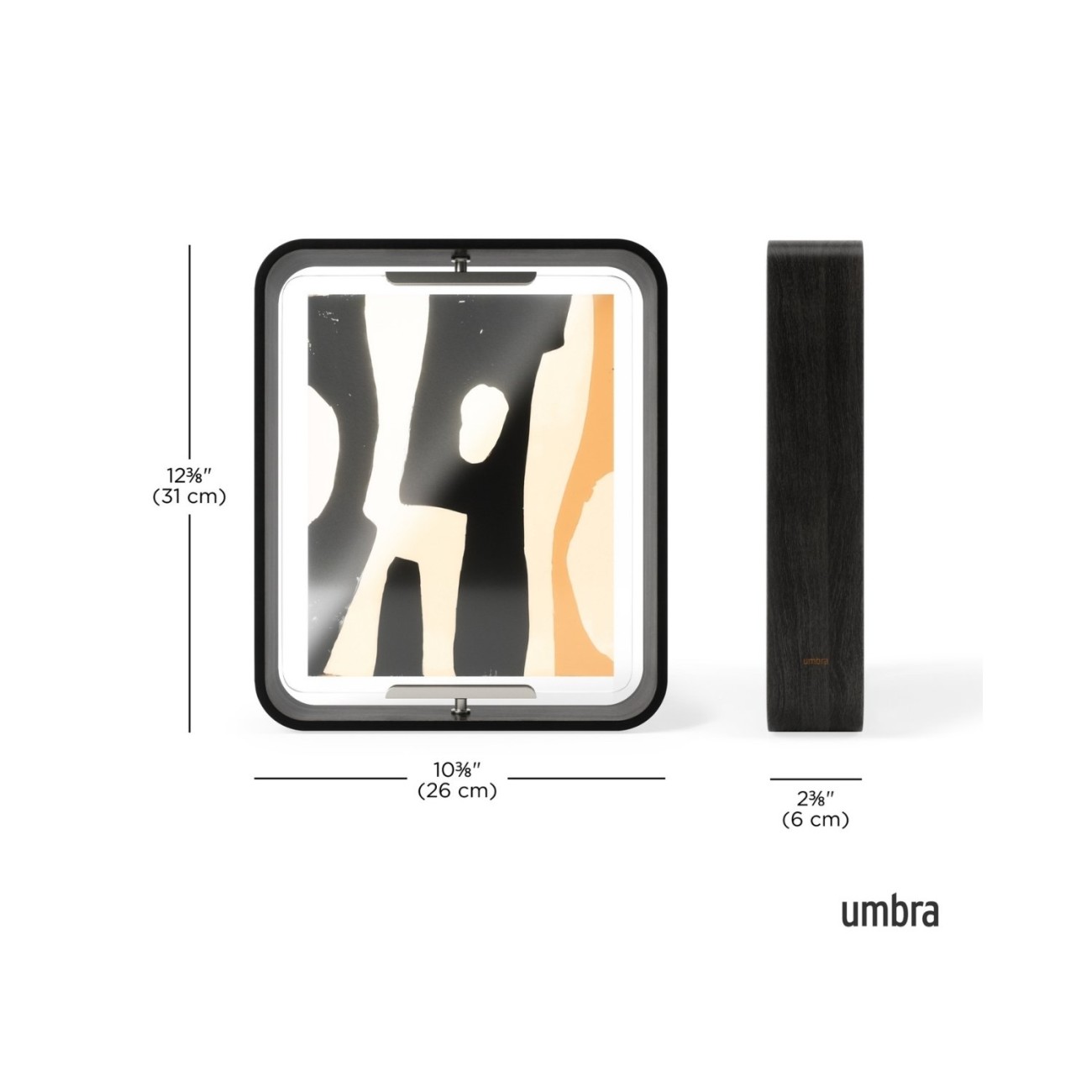 Umbra Φωτογραφοθήκη 20x25cm μαύρο σειρά Bellwood Φωτογραφοθήκες (κορνίζες)