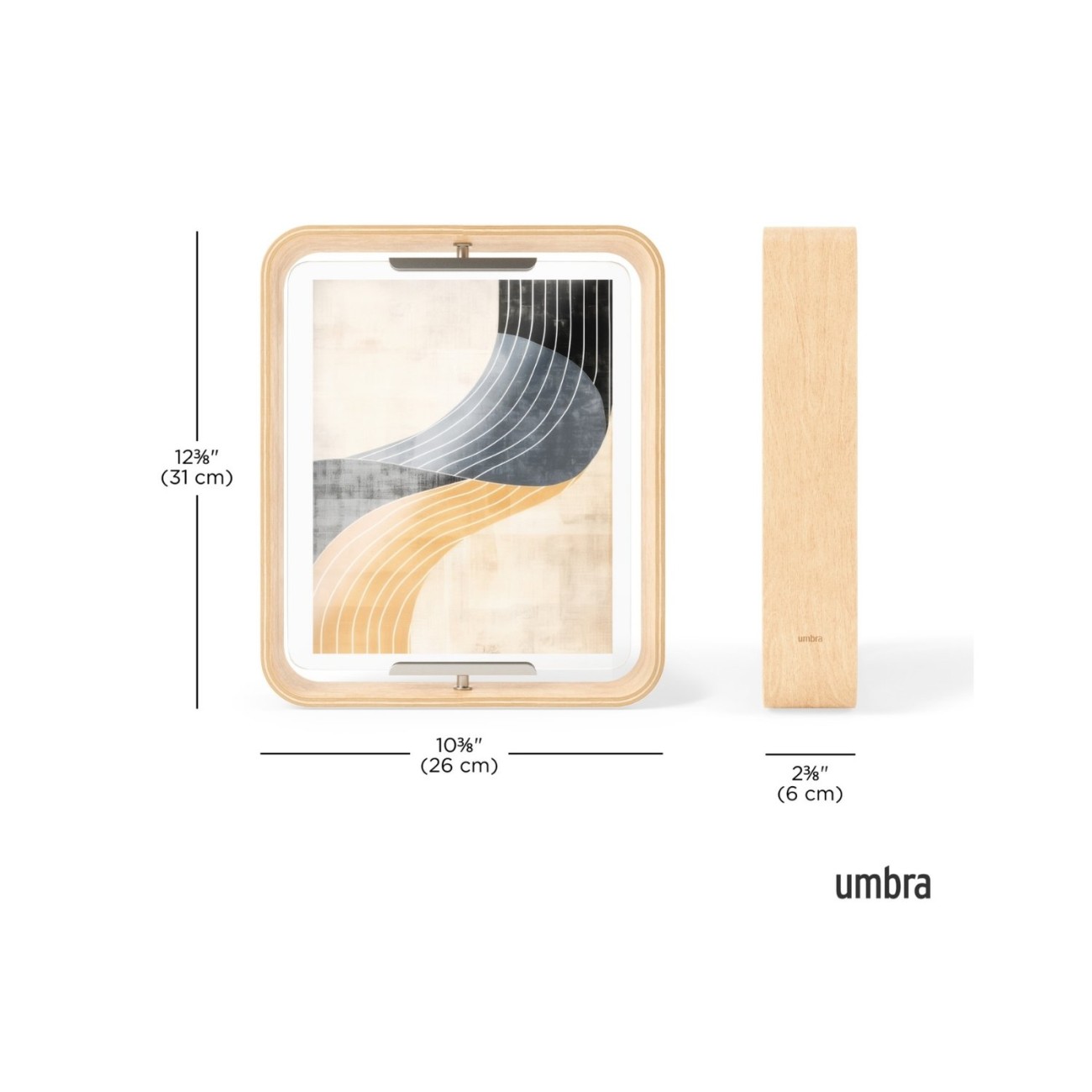 Umbra Φωτογραφοθήκη 20x25cm φυσικό ξύλο σειρά Bellwood Φωτογραφοθήκες (κορνίζες)
