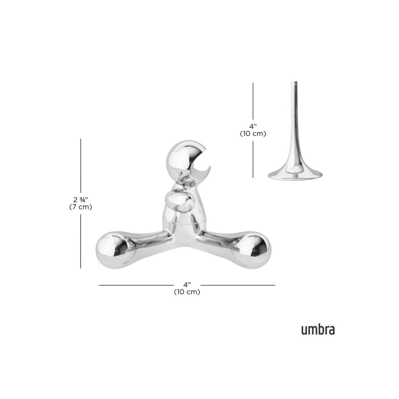 Umbra Ανοιχτήρι μπουκαλιών χρώμιο σειρά Buddy Αξεσουάρ Κρασιού/Μπαρ