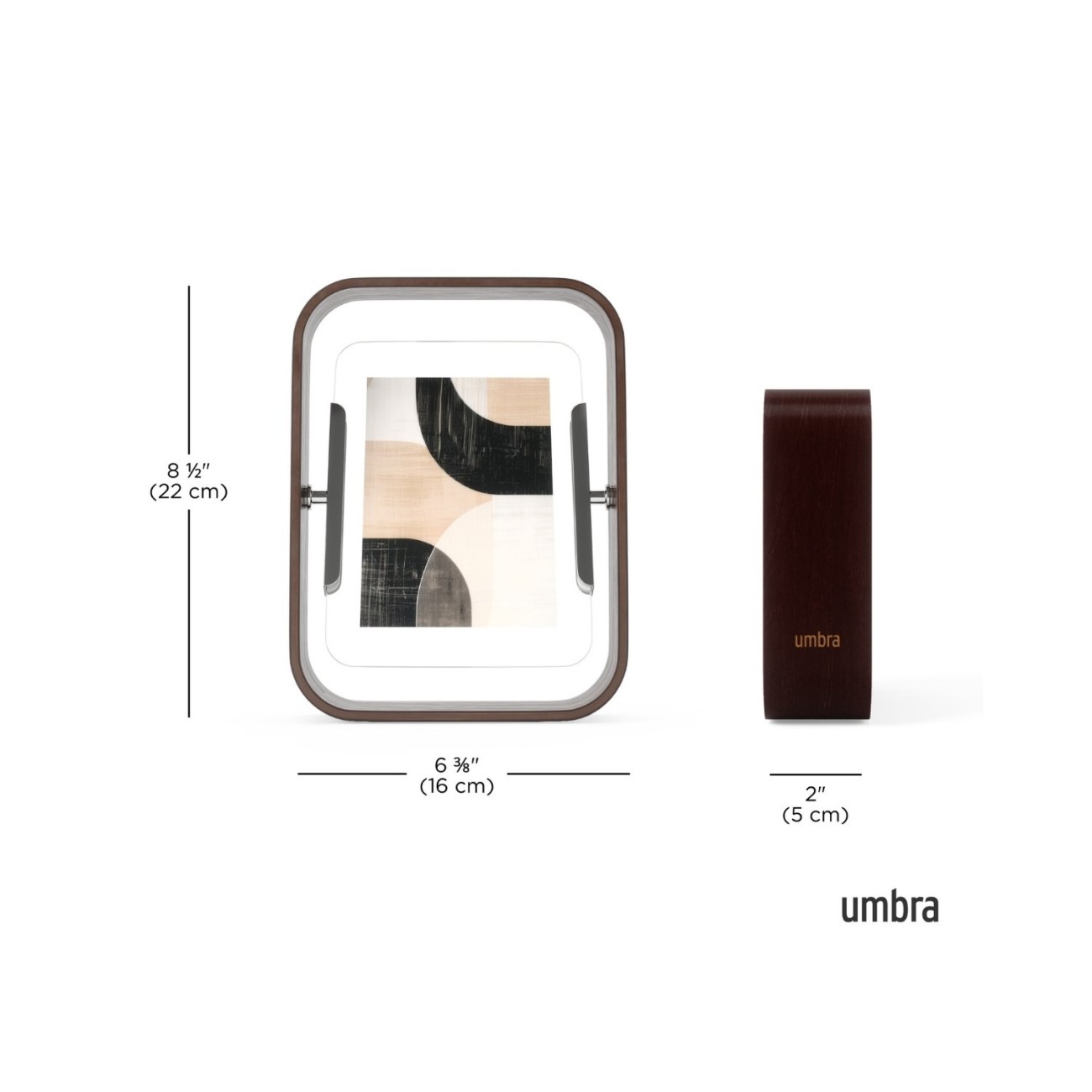 Umbra Φωτογραφοθήκη 10x15cm καρυδί σειρά Bellwood Φωτογραφοθήκες (κορνίζες)