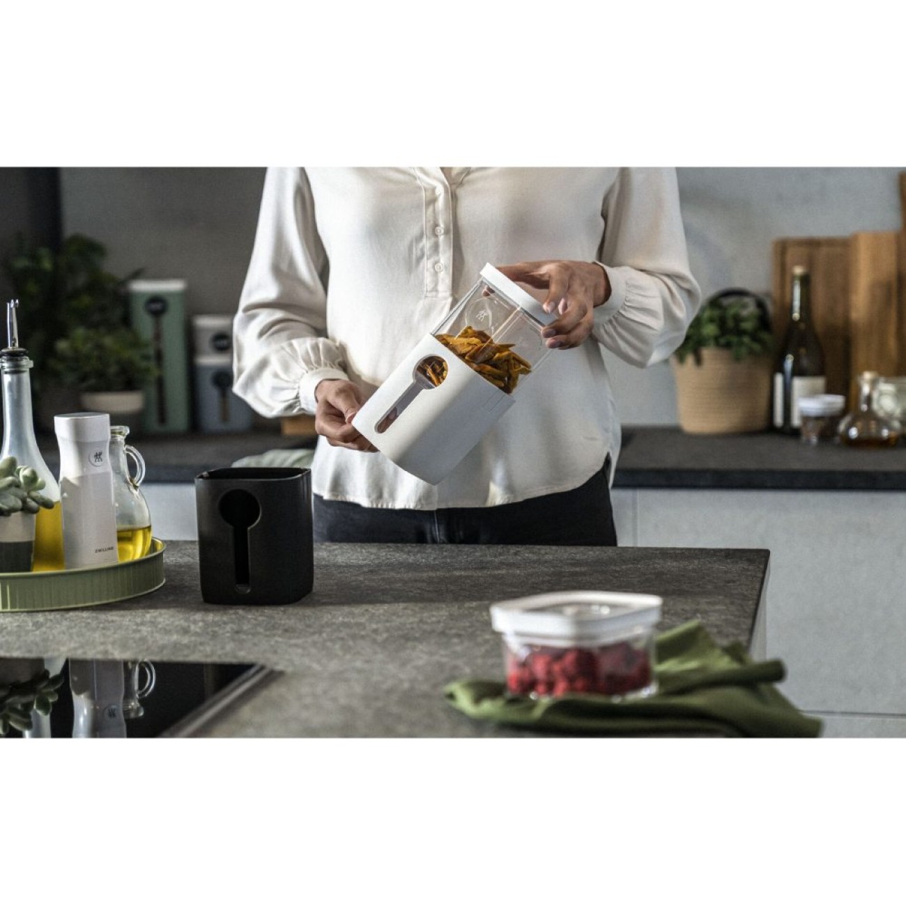 Zwilling J.A.Henckels Θήκη 2S White σειρά Cube Fresh & Save
 Δοχεία Τροφίμων