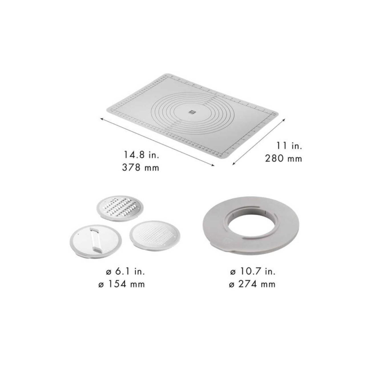 Zwilling J.A. Henckels Σετ 5 τεμ. αξεσουάρ για μπολ Vacuum σειρά Fresh & Save Δοχεία Τροφίμων