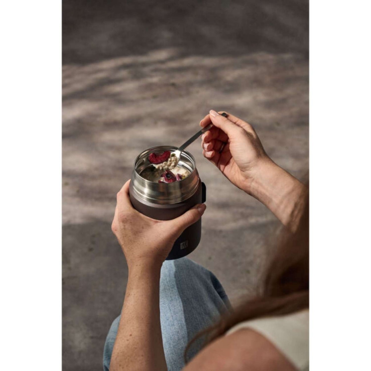 Zwilling J.A. Henckels Δοχείο φαγητού 600ml ανοξείδωτο Chocolate σειρά Thermo Plus Δοχεία Τροφίμων