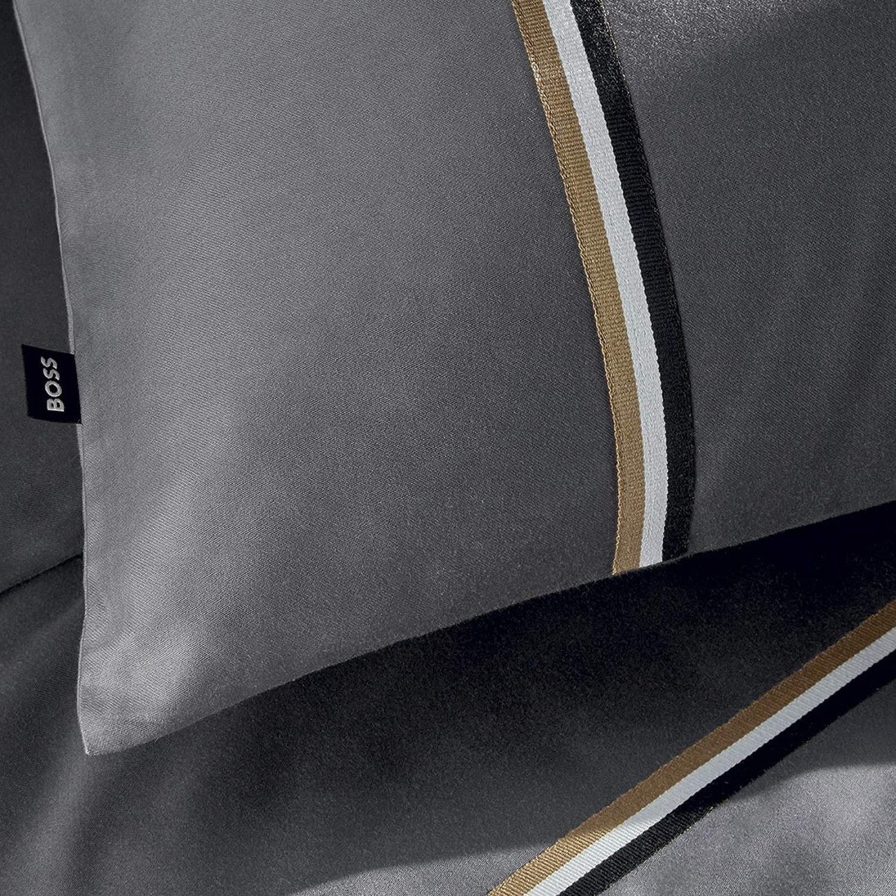 Hugo Boss Παπλωματοθήκη Blinea 240x220εκ. ανθρακί σειρά Blinea Παπλωματοθήκες