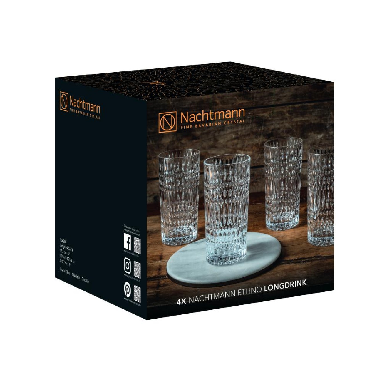 Nachtmann Σετ 4 τεμ. Ποτήρια νερού/αναψυκτικού 434 ml. σειρά Ethno
 Προτάσεις Δώρων Γάμου