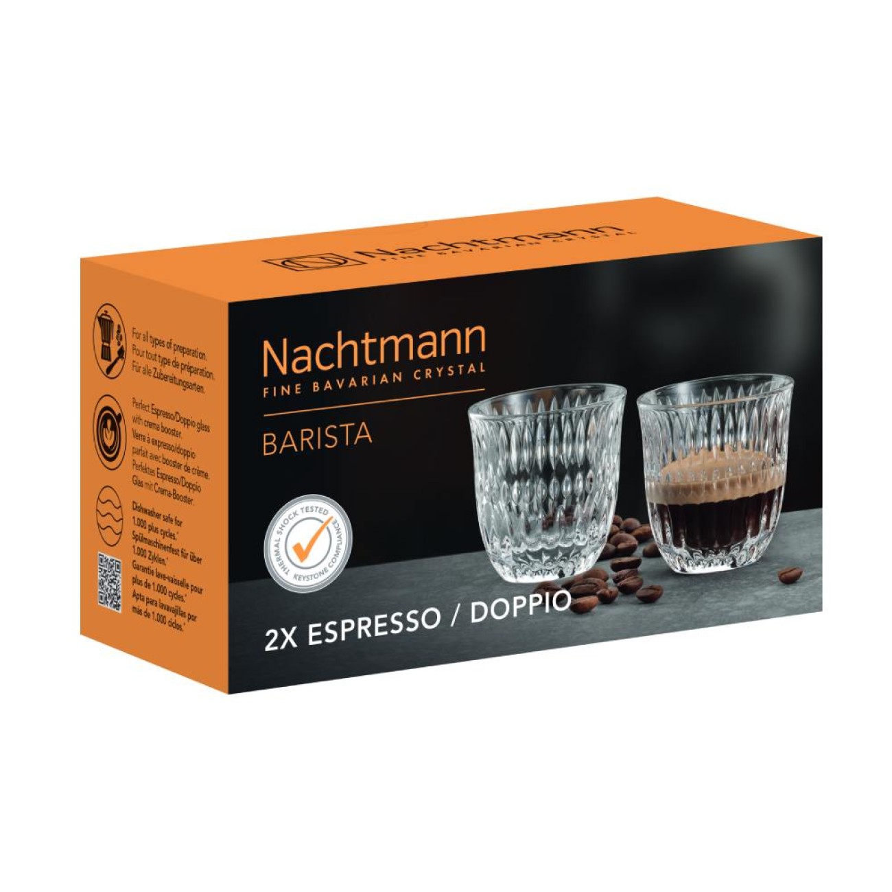 Nachtmann Φλυτζάνια εσπρέσσο Σετ 2 τεμ. 90 ml. σειρά Ethno Barista
 Καφές/ Τσάι