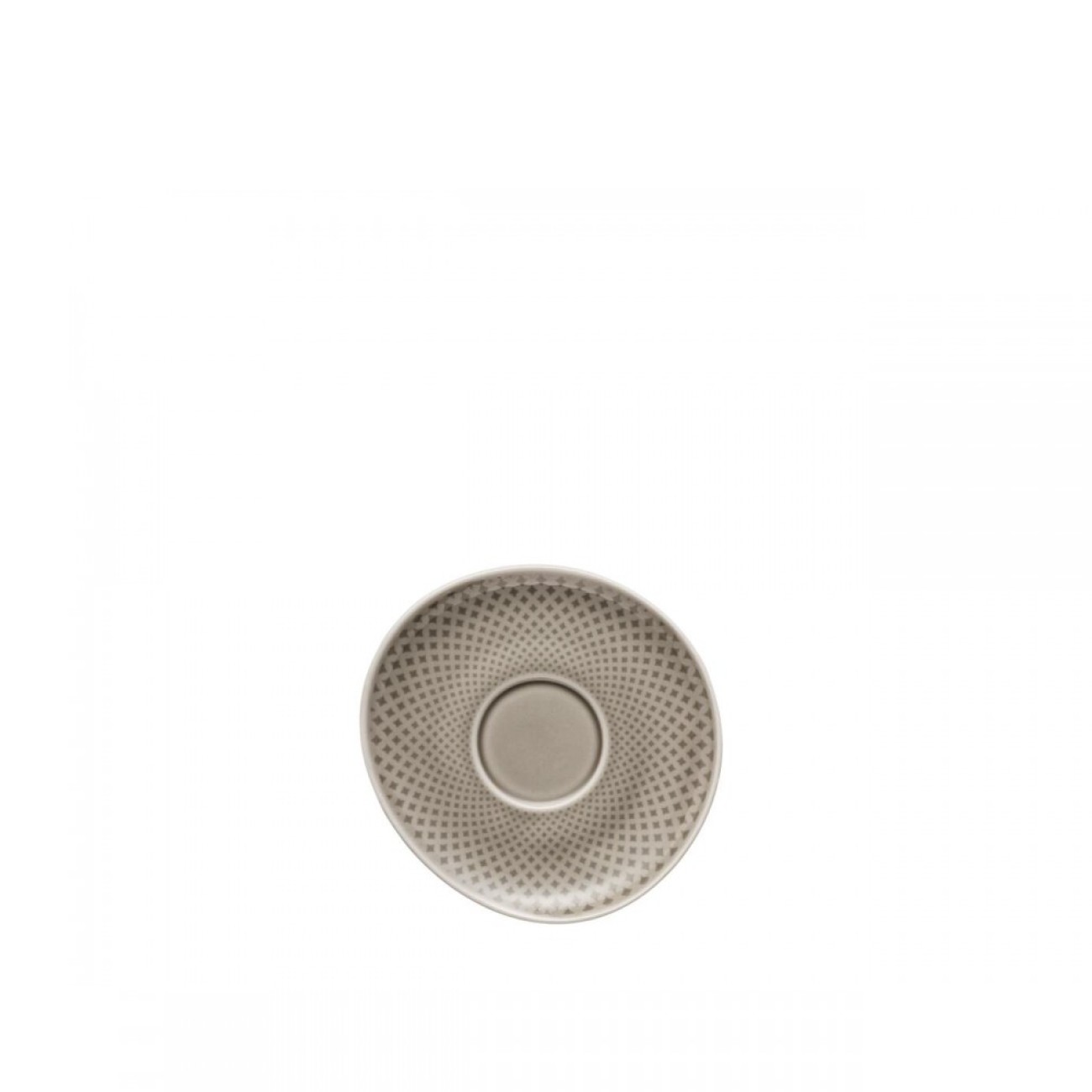 Rosenthal Πιάτο εσπρέσσο/ελληνικού καφέ 11εκ. σειρά Junto Pearl Grey Junto by Rosenthal