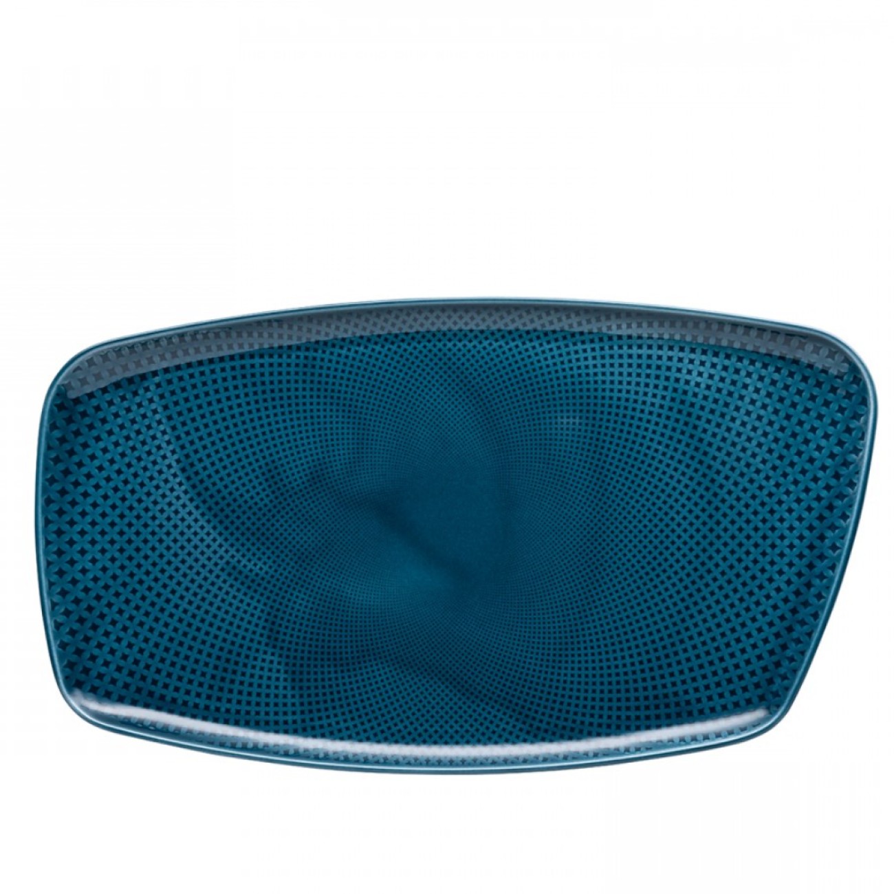 Rosenthal Πιατέλα 36x21εκ. σειρά Junto Ocean Blue Πιατέλες Σερβιρίσματος