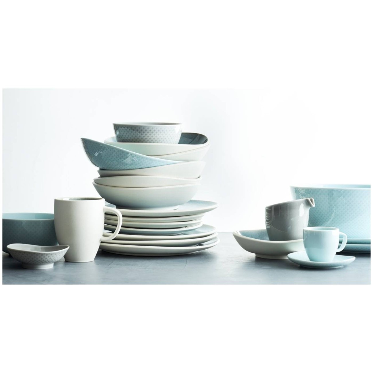 Rosenthal Πιατέλλα παραλληλόγραμμη 36Χ21 εκ. σειρά Junto Opal Green Πιατέλες Σερβιρίσματος